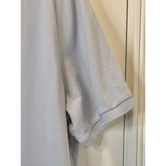 Vtg Lauren Ralph Lauren Polo Shirt Short Sleeve Light Blue 100% Cotton Mens 2X - Picture 4 of 9